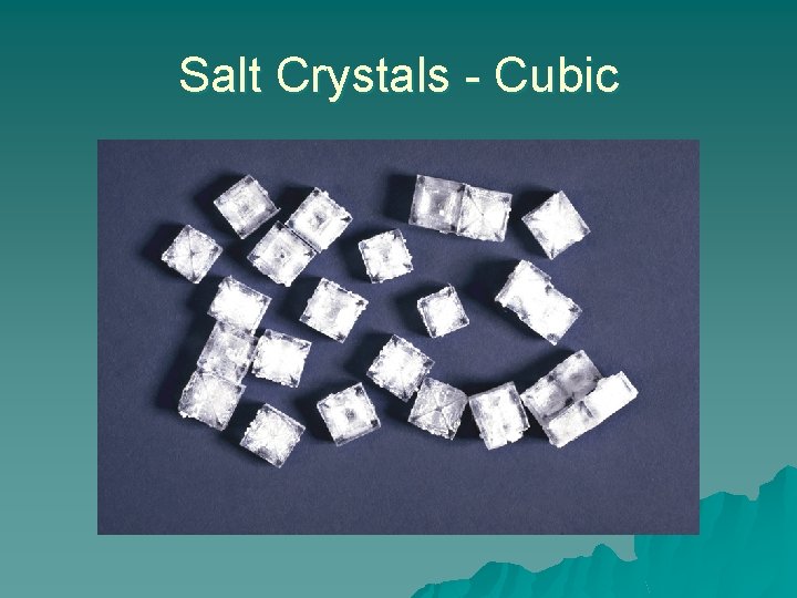 Salt Crystals - Cubic 