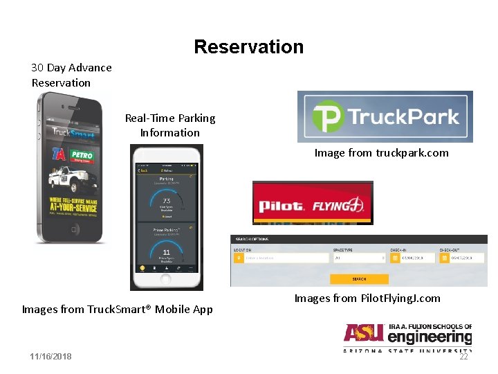 Reservation 30 Day Advance Reservation Real-Time Parking Information Image from truckpark. com Images from