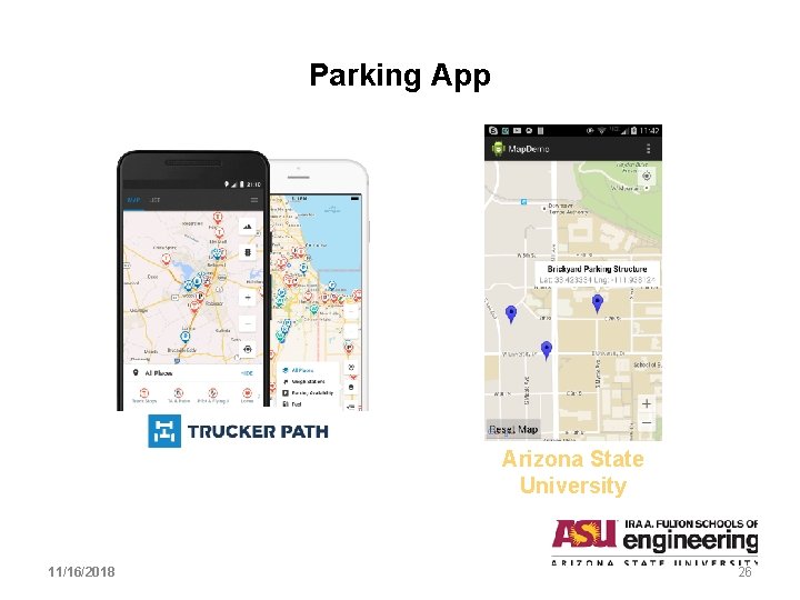 Parking App Arizona State University 11/16/2018 26 