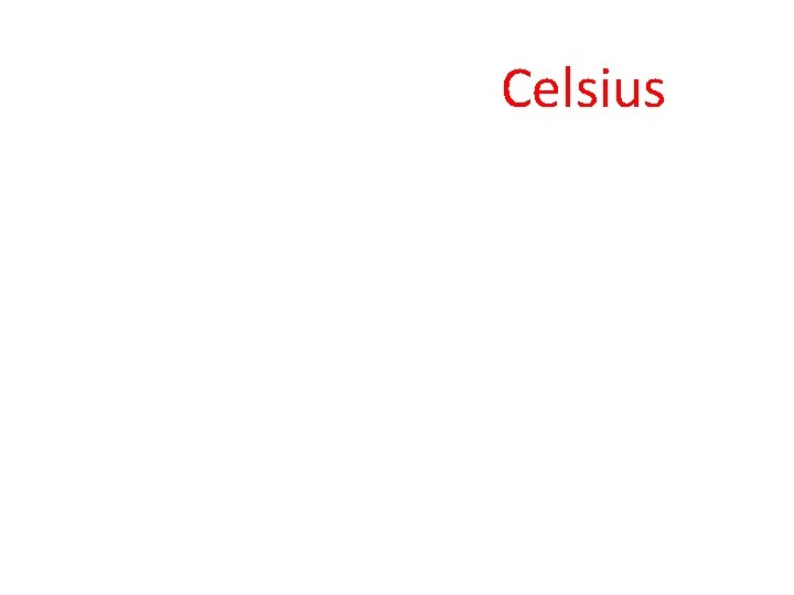 Celsius 