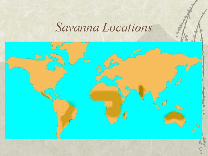 Savanna Locations 