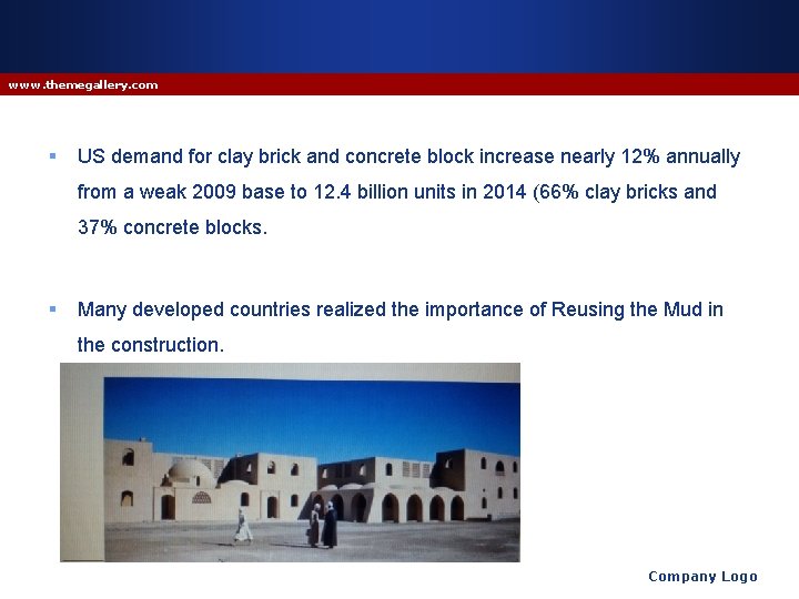www. themegallery. com § US demand for clay brick and concrete block increase nearly