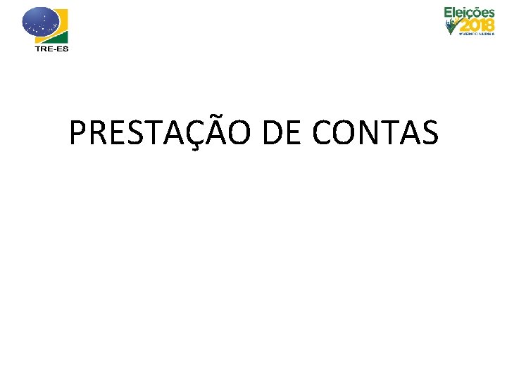 PRESTAÇÃO DE CONTAS 