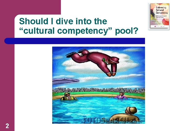 Should I dive into the “cultural competency” pool? 2 