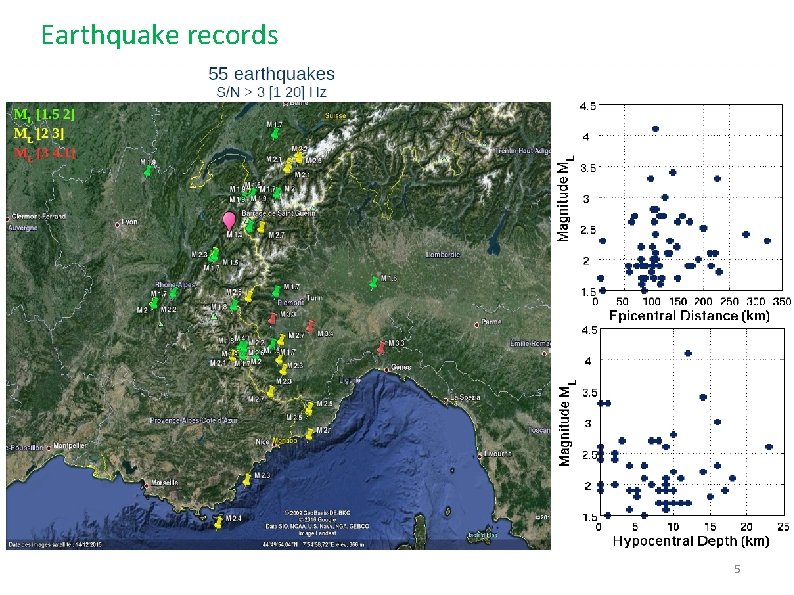 Earthquake records 5 