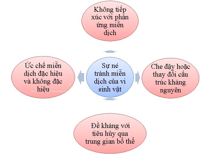 Không tiếp xúc với phản ứng miễn dịch Ức chế miễn dịch đặc hiệu