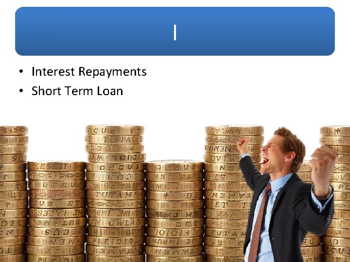 I • Interest Repayments • Short Term Loan 