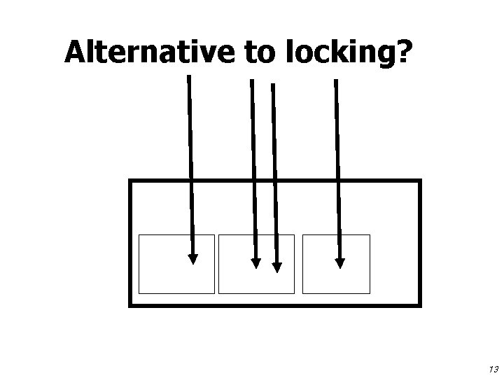 Alternative to locking? 13 