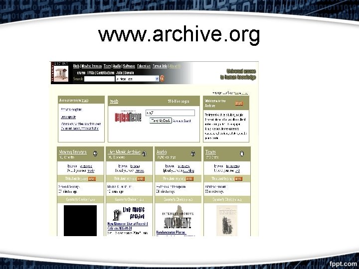 www. archive. org 