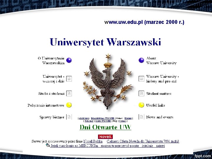 www. uw. edu. pl (marzec 2000 r. ) 