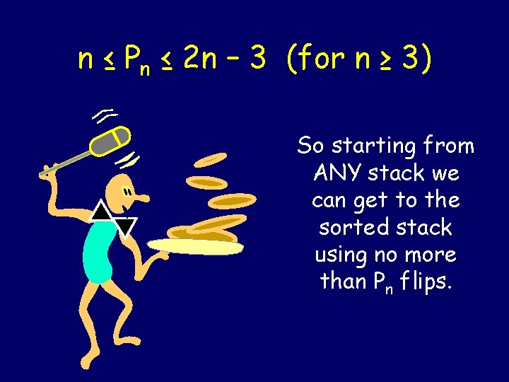 n ≤ Pn ≤ 2 n – 3 (for n ≥ 3) So starting