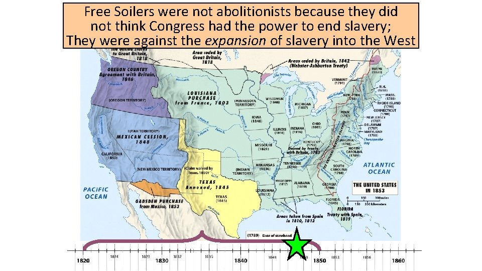 Free Soilers were not abolitionists because they did not think Congress had the power