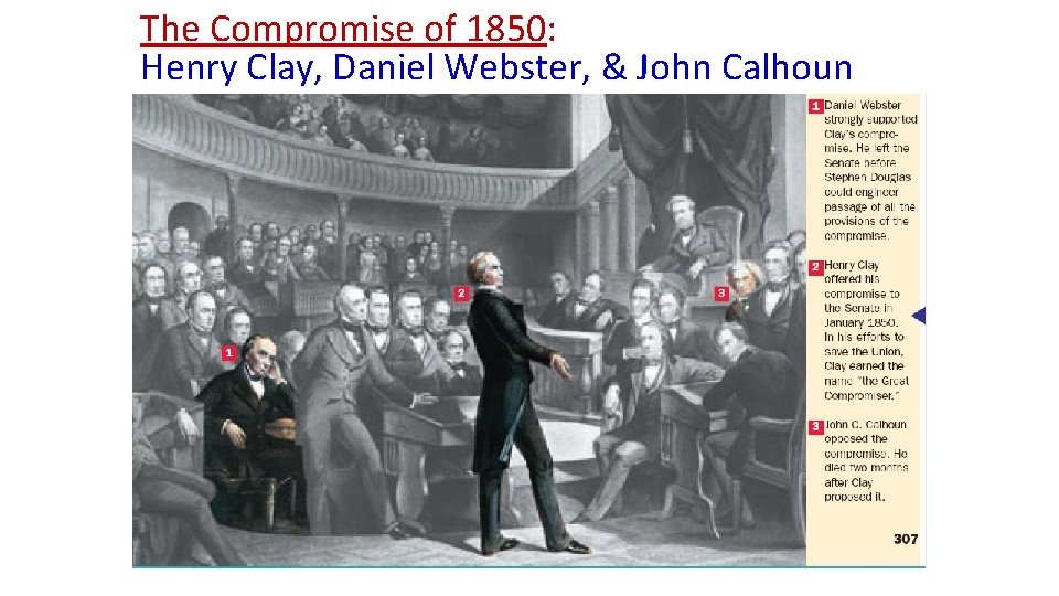 The Compromise of 1850: Henry Clay, Daniel Webster, & John Calhoun 