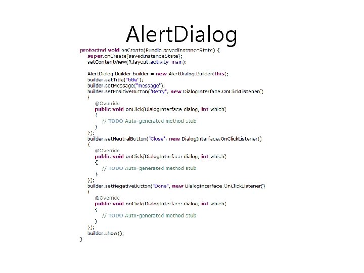 Alert. Dialog 