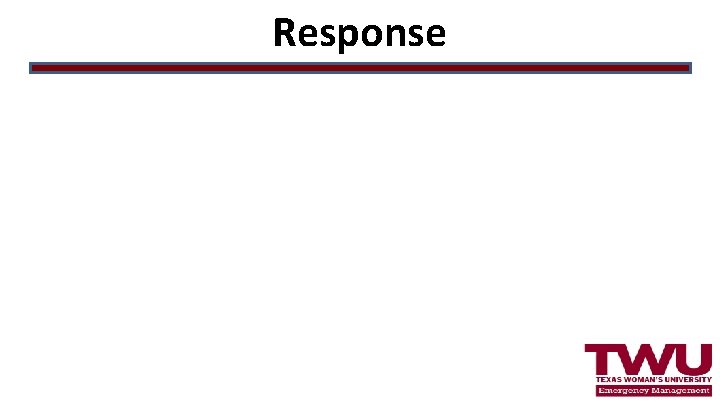 Response 