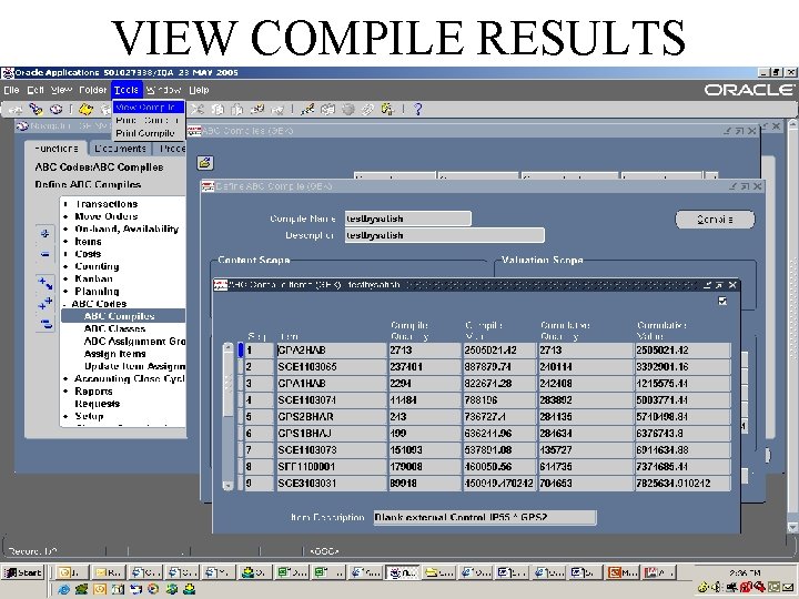 VIEW COMPILE RESULTS 