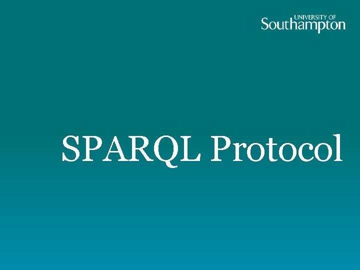 SPARQL Protocol 