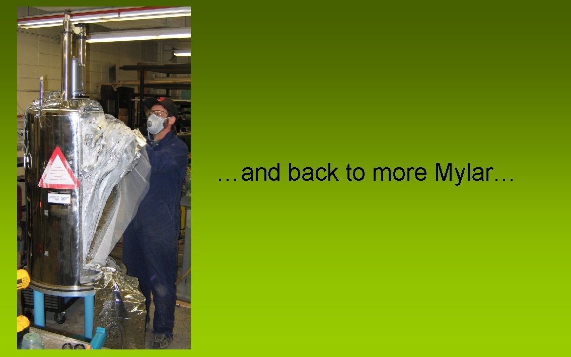 …and back to more Mylar… 