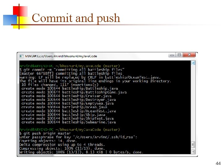 Commit and push 44 