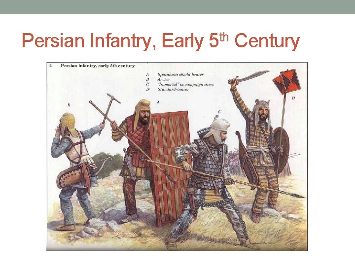 Persian Infantry, Early 5 th Century 