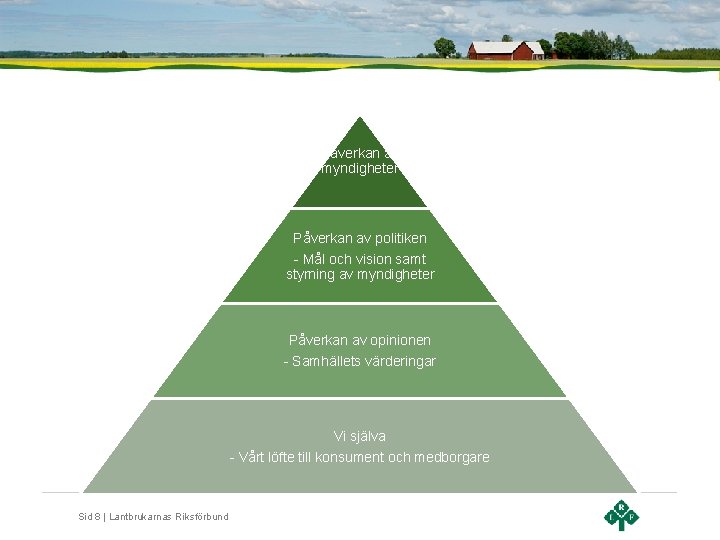 Påverkan av myndigheter Påverkan av politiken - Mål och vision samt styrning av myndigheter