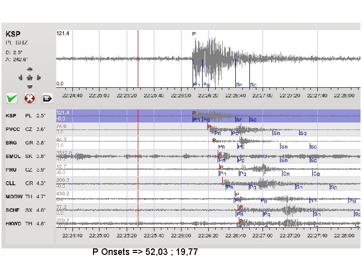 P Onsets => 52, 03 ; 19, 77 