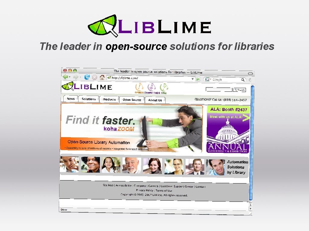 The leader in open-source solutions for libraries 