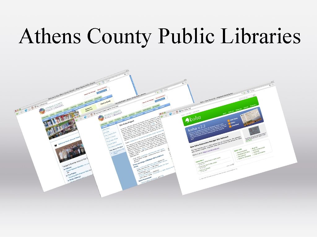 Athens County Public Libraries 