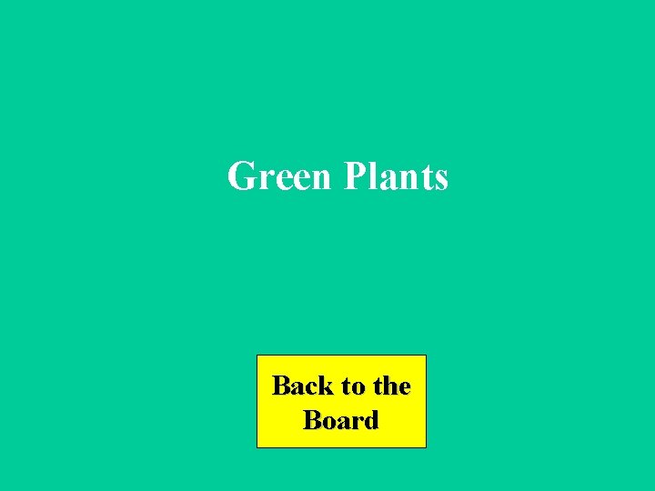 Green Plants Back to the Board 