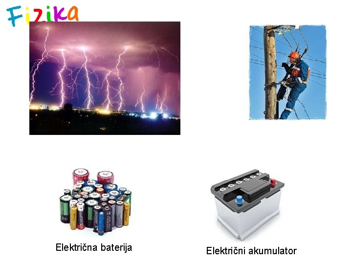 Električna baterija Električni akumulator 