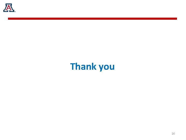 Thank you 16 