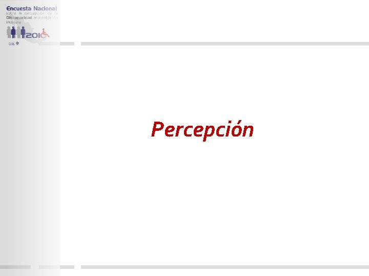 Percepción 