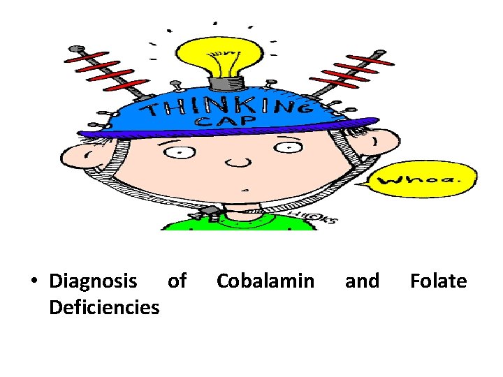  • Diagnosis of Deficiencies Cobalamin and Folate 