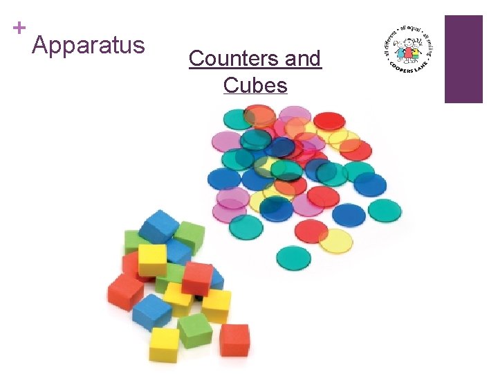 + Apparatus Counters and Cubes 