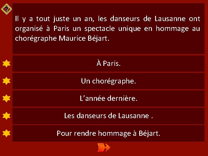 Il y a tout juste un an, les danseurs de Lausanne ont organisé à