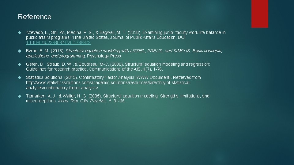 Reference Azevedo, L. , Shi, W. , Medina, P. S. , & Bagwell, M. Reference Azevedo, L. , Shi, W. , Medina, P. S. , & Bagwell, M.