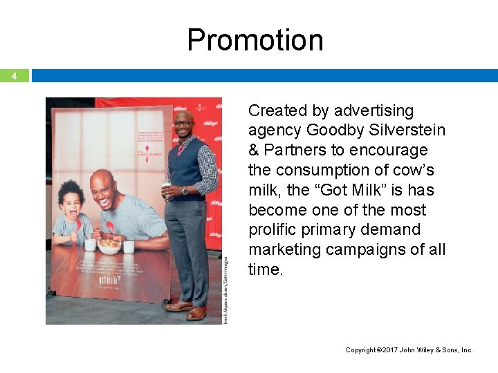 Promotion 4 Created by advertising agency Goodby Silverstein & Partners to encourage the consumption