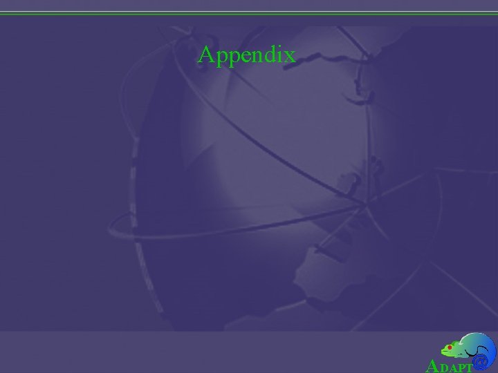Appendix ADAPT 