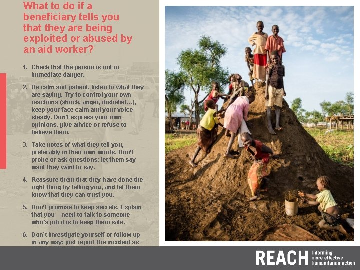 What to do if a beneficiary tells you that they are being exploited or