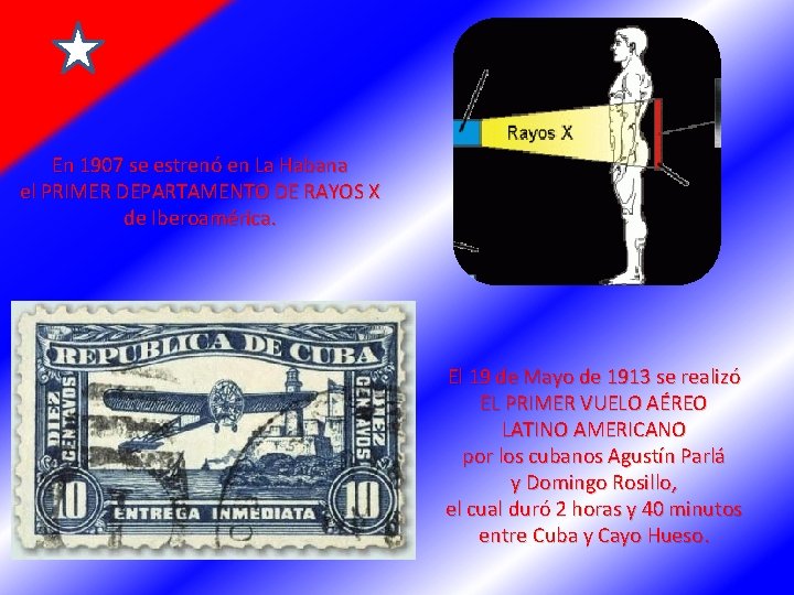 En 1907 se estrenó en La Habana el PRIMER DEPARTAMENTO DE RAYOS X de