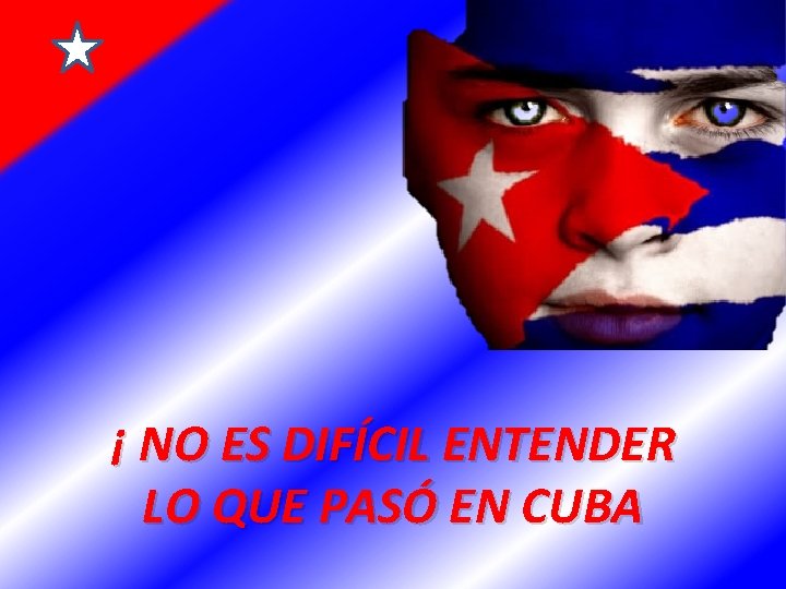 ¡ NO ES DIFÍCIL ENTENDER LO QUE PASÓ EN CUBA 