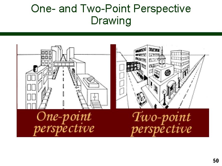 One- and Two-Point Perspective Drawing 50 