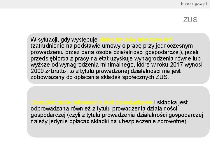 ZUS W sytuacji, gdy występuje zbieg tytułów ubezpieczeń (zatrudnienie na podstawie umowy o pracę