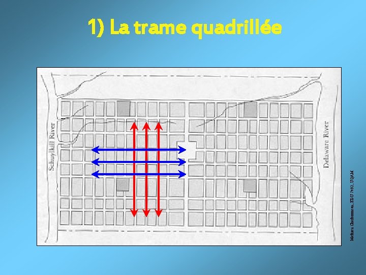 Mathieu Charbonneau, EDU 7492, UQAM 1) La trame quadrillée 