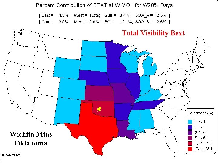 Total Visibility Bext Wichita Mtns Oklahoma Presents: /slides/ 19 