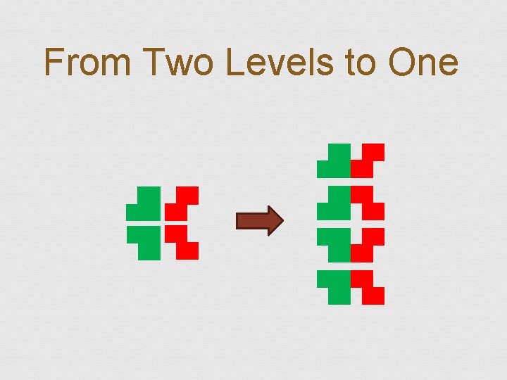 From Two Levels to One 