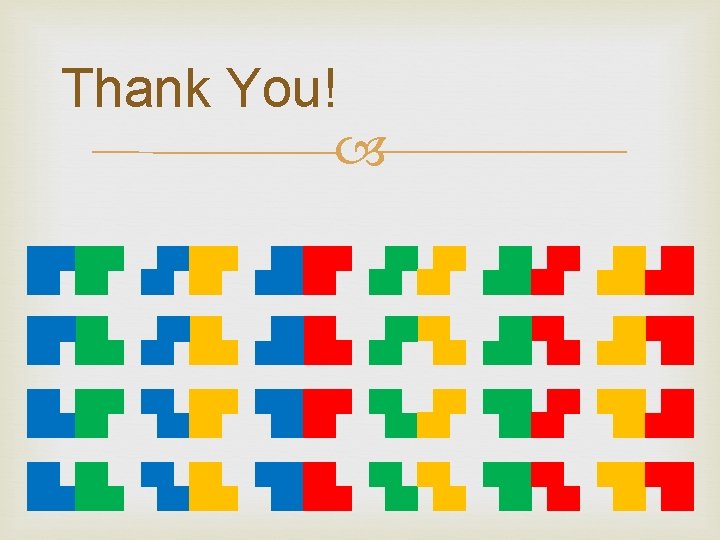 Thank You! 
