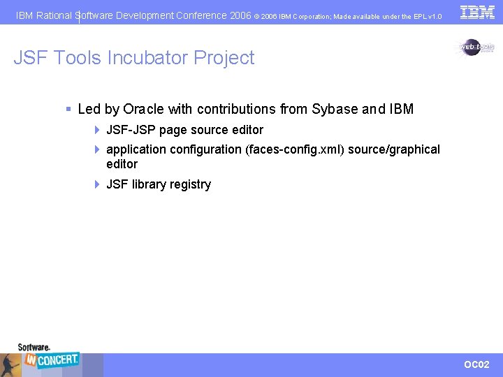 IBM Rational Software Development Conference 2006 © 2006 IBM Corporation; Made available under the