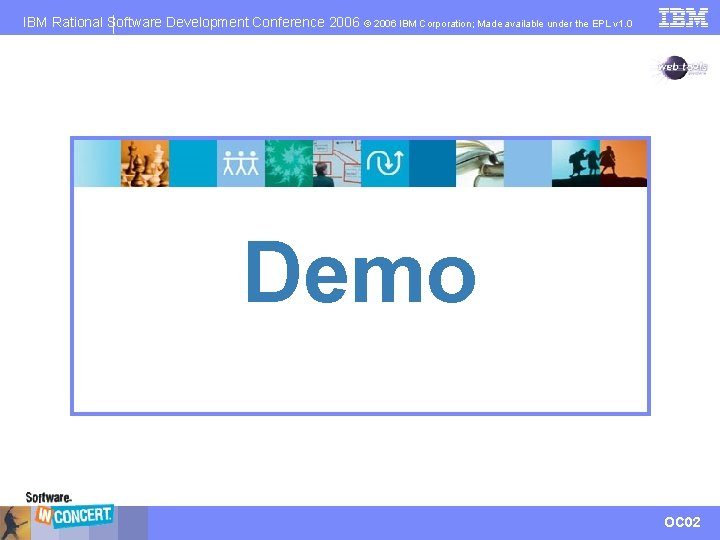 IBM Rational Software Development Conference 2006 © 2006 IBM Corporation; Made available under the