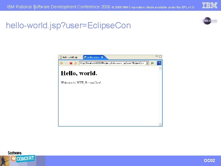 IBM Rational Software Development Conference 2006 © 2006 IBM Corporation; Made available under the
